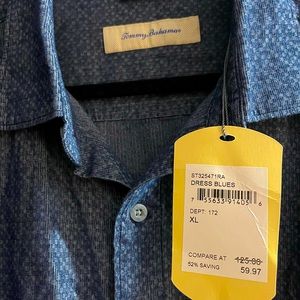 Tommy Bahama button down shirt brand new never worn XL